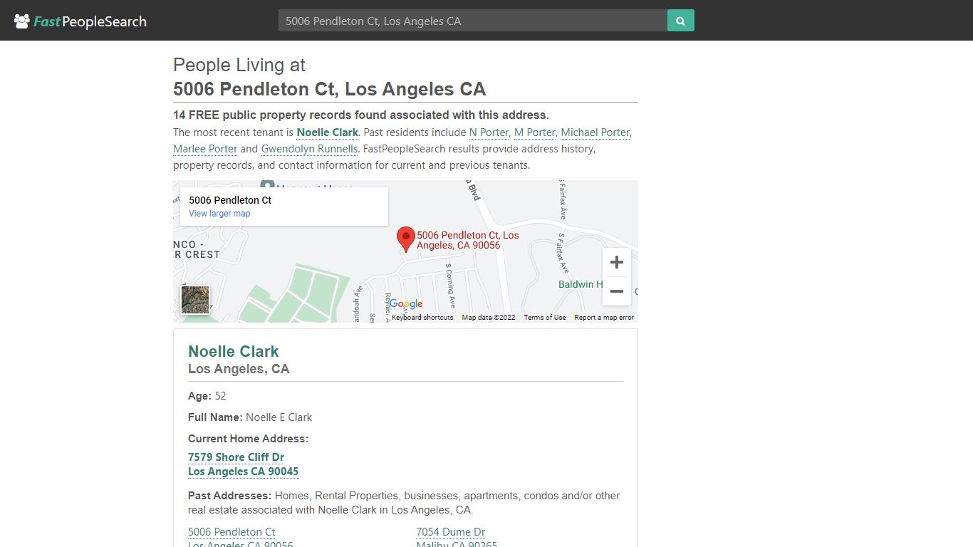 People Living at 5006 Pendleton Ct Los Angeles CA